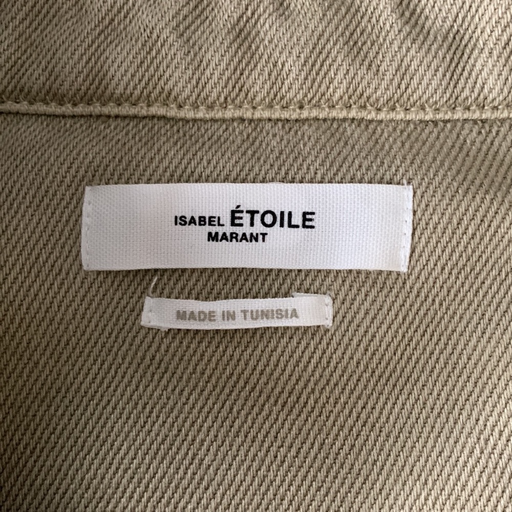 Isabel Etoile Merant tanamia shirt in beige. NWOT. Retail 475 - Picture 8 of 11
